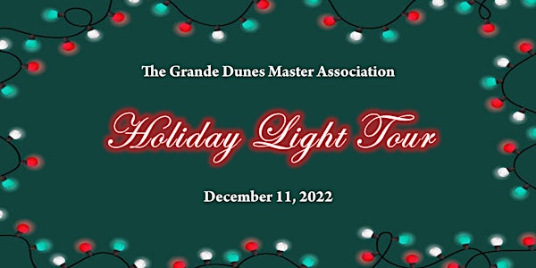 Grande Dunes Holiday Light Tour