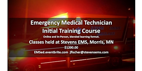 Imagen principal de Emergency Medical Technician (EMT) - Initial January 2023