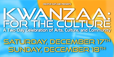 Kwanzaa: For The Culture 2022 - DAY 2
