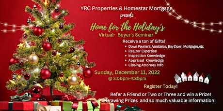 Home For The Holiday's Virtual Buyer's Seminar