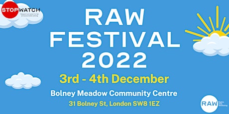 The RAW festival 2022: Young women and girls’ experience of stop and search primary image