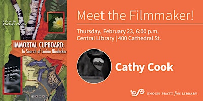 Meet the Filmmaker! Cathy Cook, "Immortal Cupboard"