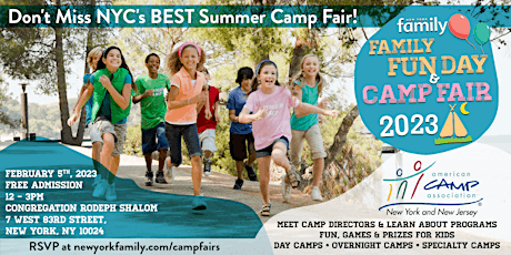 New York Family Camp Fair & Family Fun Day  - Upper West Side