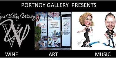 Wine Art and Music at Portnoy Gallery