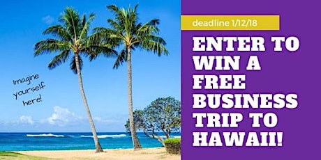 Win A Free Business Trip To Hawaii primary image