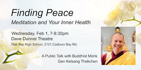 Finding Peace - a Buddhist Public Talk primary image
