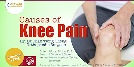 Health Talk Series: Cause of Knee Pain 膝盖疼痛的原因 primary image