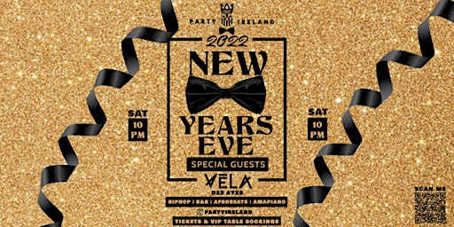 NYE 2022 - The Biggest Urban New Years Eve Party | Dublin