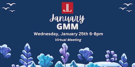 January *Virtual* General Membership Meeting primary image