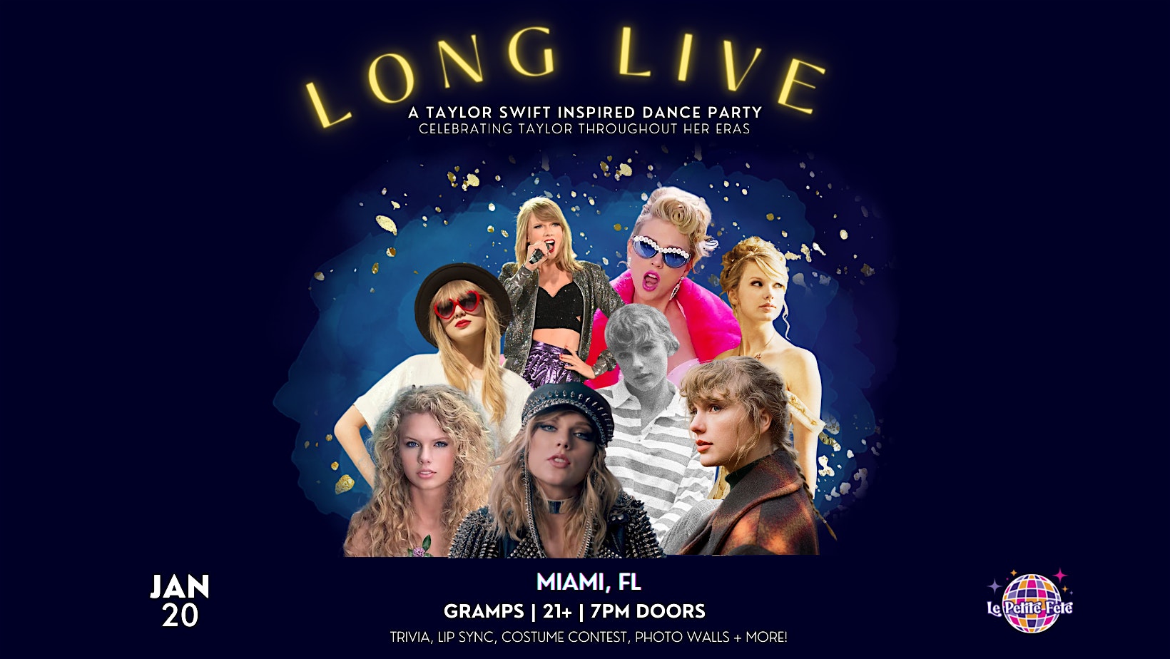 Long Live: A Taylor Swift Inspired Dance Party in Miami at Gramps