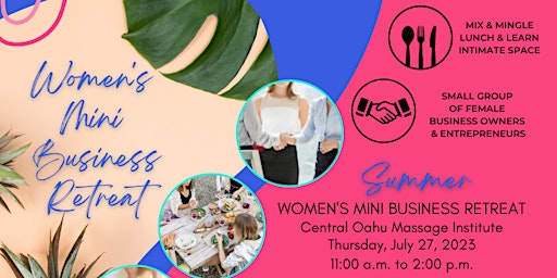 Women's Mini Business Retreat Hawaii 2023 (Summer)