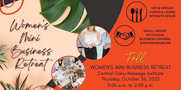 Women's Mini Business Retreat Hawaii 2023 (Fall)
