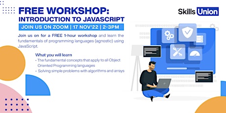 Free Workshop: Introduction to Javascript primary image