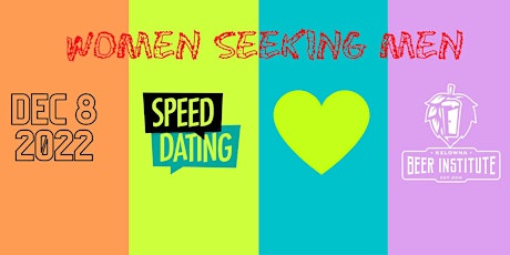 Speed Dating - Women Seeking Men
