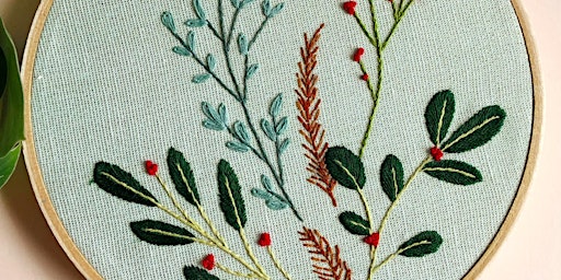 Winter Botanical Embroidery Class primary image