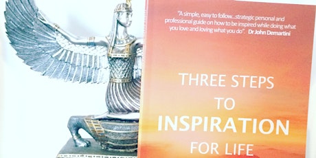 Imagem principal do evento Three Steps To Inspiration For Life - Book Talk with the Author