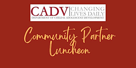 CSUN CADV Community Partner Luncheon