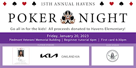 15th Annual Havens Poker Night: All In for the Kids