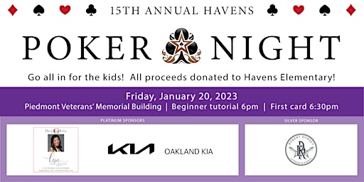15th Annual Havens Poker Night: All In for the Kids