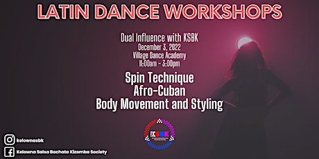 Latin Movement and Technique Workshops primary image