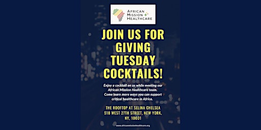 Giving Tuesday Cocktails