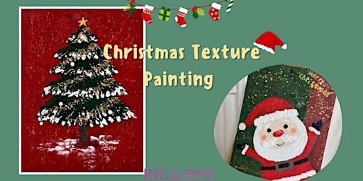 Christmas texture painting workshop