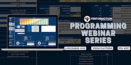 Programming Webinar Series primary image