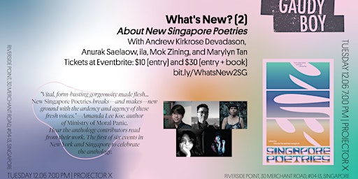What's New? (2) About New Singapore Poetries