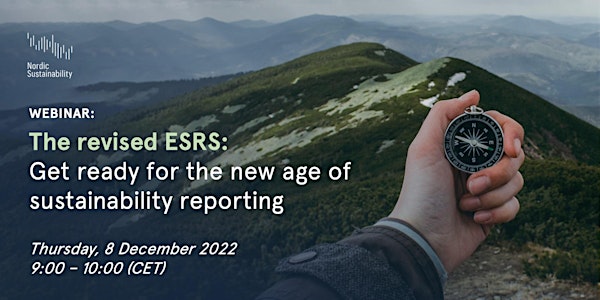 The revised ESRS – Get ready for the new age of sustainability reporting