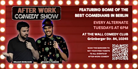 FREE English Stand-Up Comedy Show + FREE SHOTS: After Work Comedy #7