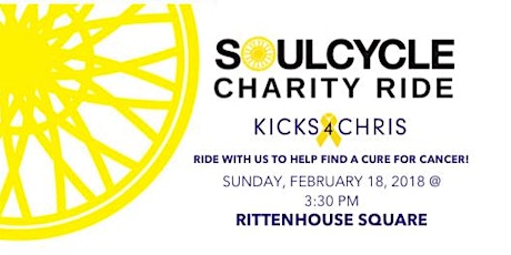 SoulCycle Charity Ride for The Kicks4Chris Foundation primary image