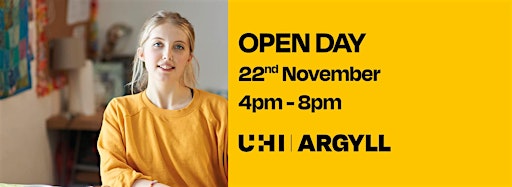 Collection image for UHI Argyll Open Day 22nd November 2022