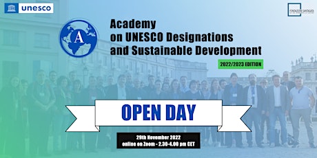 OPEN DAY: Academy on UNESCO Designations and Sustainable Development