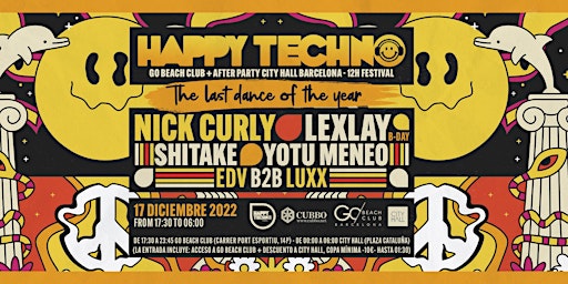 HappyTechno at Go Beach Barcelona “The Last Dance Of The Year".