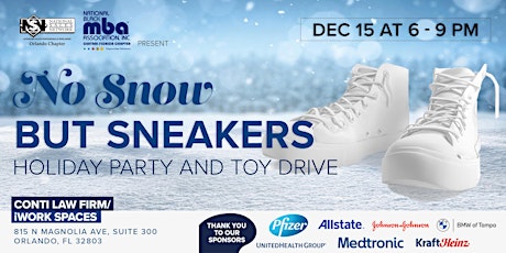 No Snow But Sneakers Holiday Party and Toy Drive primary image