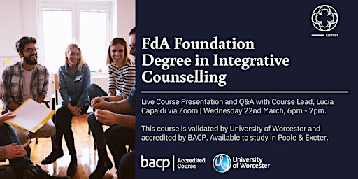 FdA Foundation Degree in Integrative Counselling - Live Course Seminar