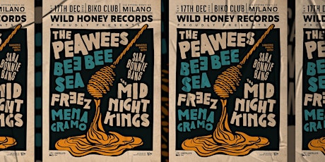 WILD HONEY'S CHRISTMAS PARTY w/ The Peawees, Bee Bee Sea and more