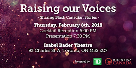 Raising our Voices - Sharing Black Canadian Stories