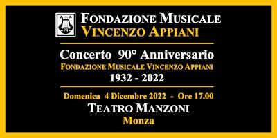 Concerto per il  90° Anniversario della Fondazione Appiani