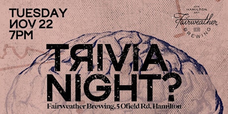 Trivia Night at Fairweather Brewing Company primary image