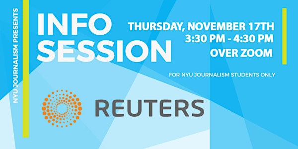 Reuters Info Session (Zoom)