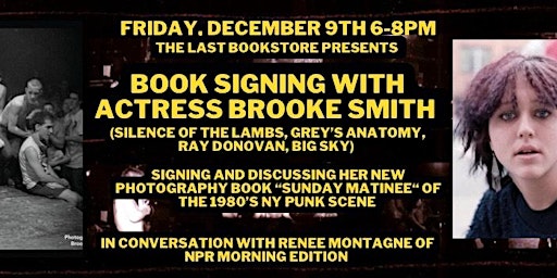"Sunday Matinee" Book Signing With Actress Brooke Smith