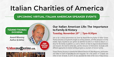 Our Italian American Life: The Importance to Family & History