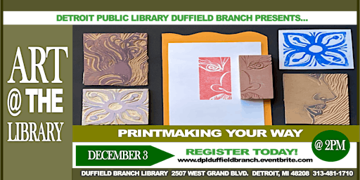 Art in the Library: Printmaking your way