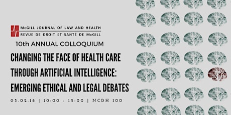 Changing the Face of Health Care through Artificial Intelligence: Emerging Ethical and Legal Debates primary image