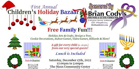 Brian Cody's Brothers & Sisters Holiday Bazaar!