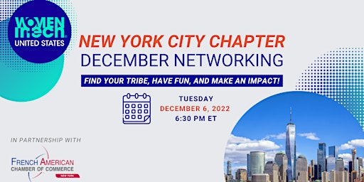 NYC chapter - December Networking - Women In Tech US