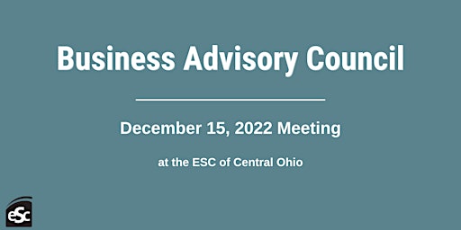 Business Advisory Council (BAC) Meeting