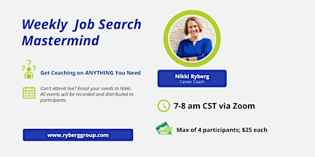 Weekly Job Search Mastermind