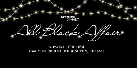 Network Connect's All Black Affair - A Fundraising Gala